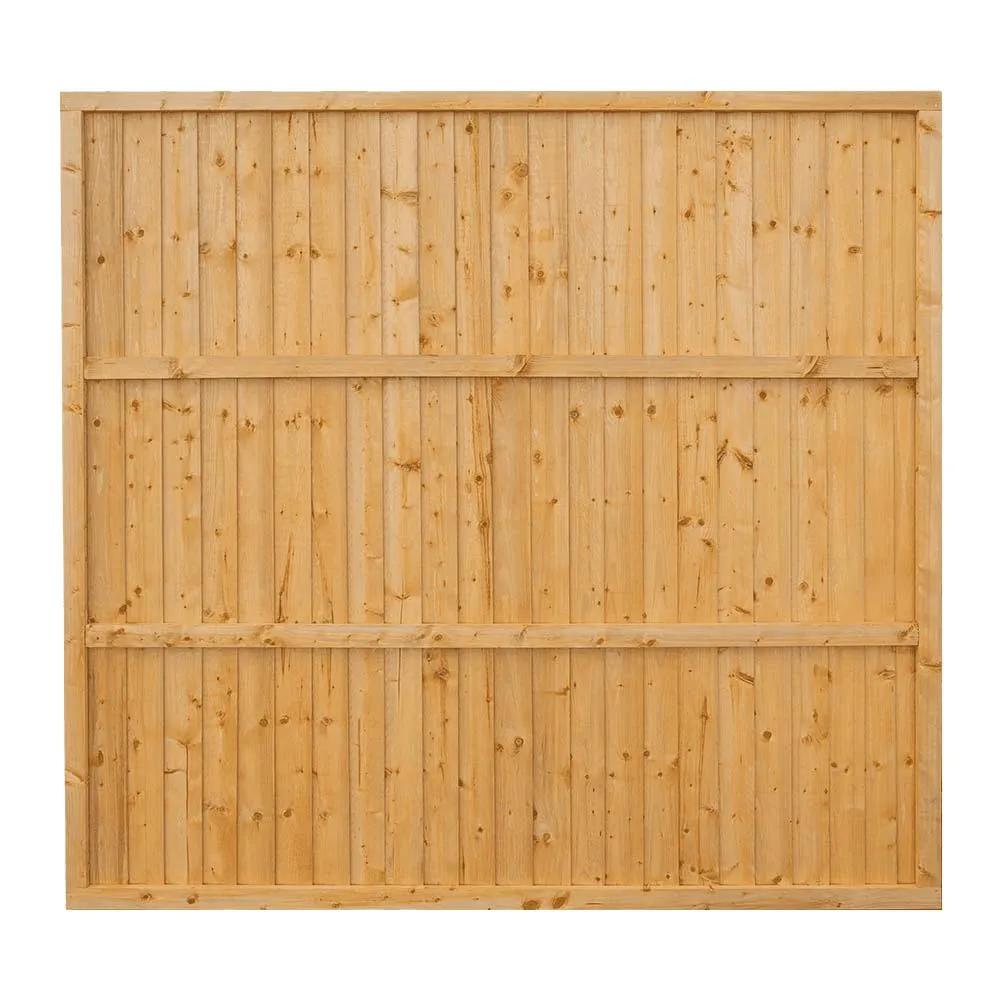 Superior Featheredge Fence Panel Golden Brown 1830 x 1500mm (5x6ft ...